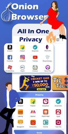 Onion Browser - UC Privacy Layered Fast and Secure screenshot 1
