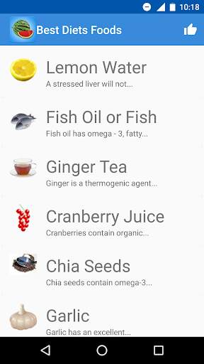 Healthy Diet Foods screenshot 1