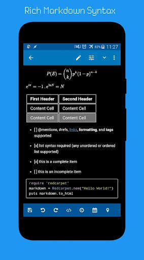 neutriNote: open source notes screenshot 2