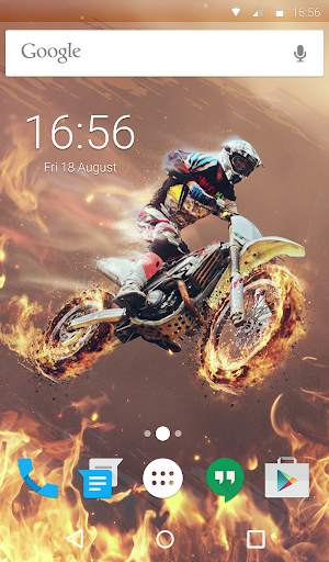 Motocross Animated Keyboard   Live Wallpaper screenshot 6