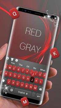 Red Gray Keyboard screenshot 1