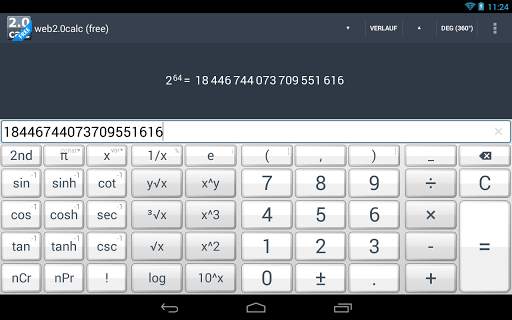 web2.0calc (free) screenshot 8