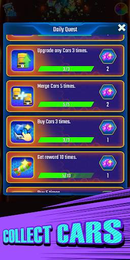 Merge Car:Idle Shooting स्क्रीनशॉट 6