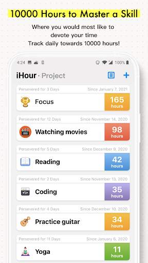iHour - Habit & Skill Tracker screenshot 2