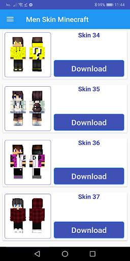 Skin for minecraft pe men screenshot 3