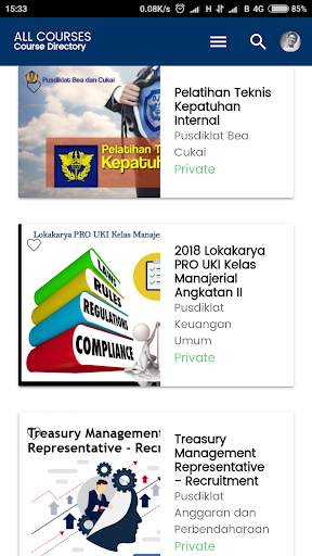 Kemenkeu Learning Center (KLC) screenshot 2