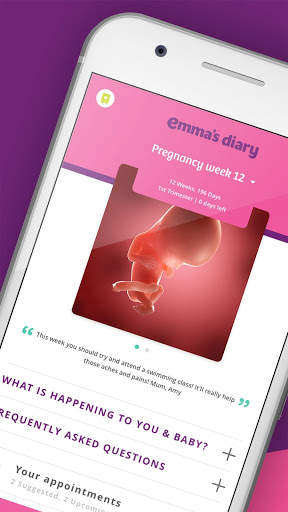 Pregnancy App & Baby Tracker UK – Emma’s Diary screenshot 1