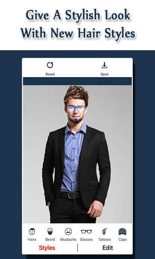 Man Hair Mustache & Beard Style - Boy Photo Editor screenshot 5