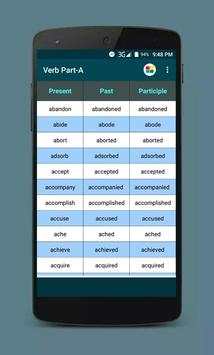 English Verbs 2 تصوير الشاشة