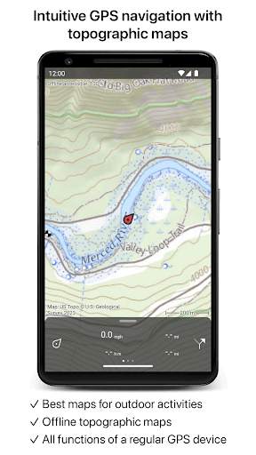 Topo GPS screenshot 1