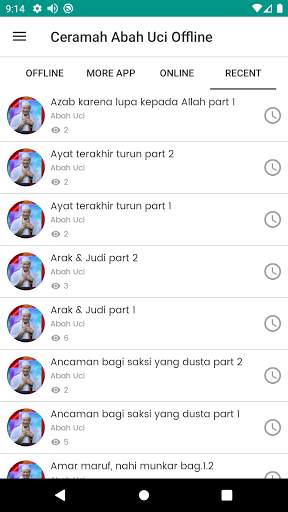 Ceramah Abah Uci Offline screenshot 3