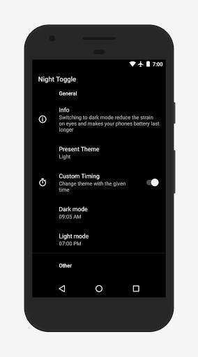 Night Toggle - Enable Dark Mode screenshot 3