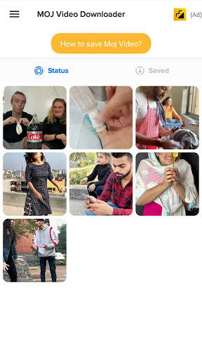 Moj video saver- No watermark moj video downloader screenshot 1