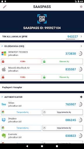 SAASPASS Şifre Yöneticisi & Au screenshot 12