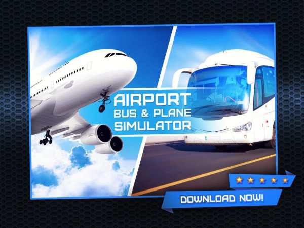 Airport Bus & Plane Simulator screenshot 1