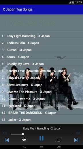 X Japan Top Songs screenshot 2