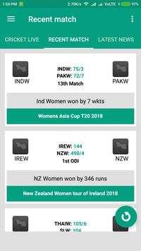 Cricket Live screenshot 3
