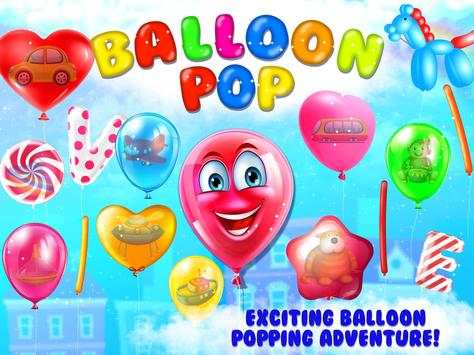 Kids Balloon Pop Fun Game - Free For Babies screenshot 1