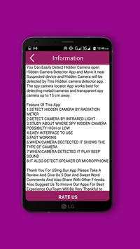 Hidden Camera Detection, Found Hidden Camera screenshot 6