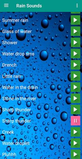 Rain sounds sleep ringtones 3 تصوير الشاشة