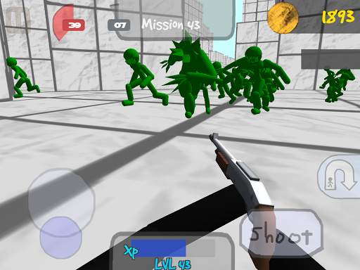 Stickman penembak dengan zombie screenshot 13