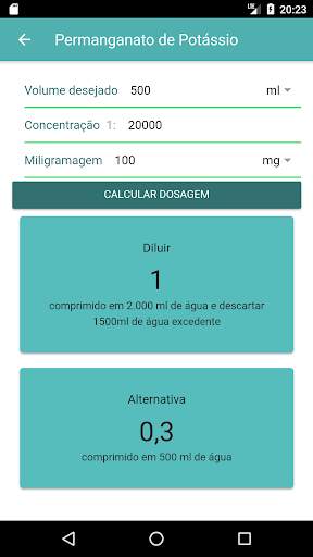 Calculadora de Medicação screenshot 3