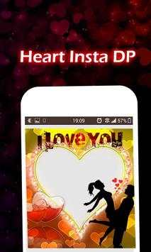 Love Photo Frame – Photo in Heart Insta DP Maker 2 تصوير الشاشة