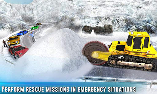 Snow Driving Rescue Plow Excavator Crane Operator screenshot 1
