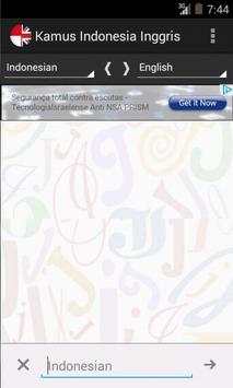 Kamus Indonesia Inggris screenshot 1