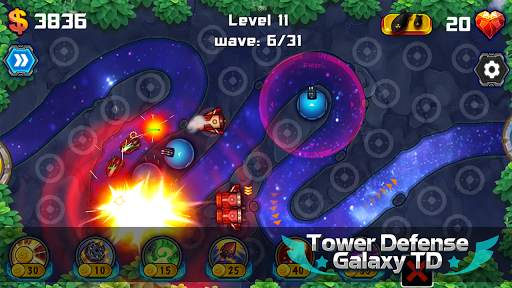 Tower Defense: Galaxy TD screenshot 1