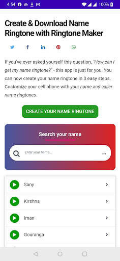 Name Ringtone Maker screenshot 3