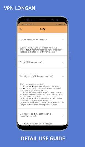 Free VPN Longan | Free Secure, Hotspot VPN Proxy screenshot 8