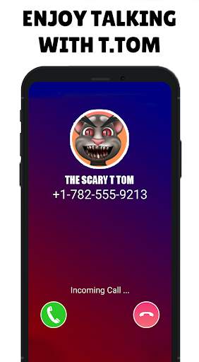Talking With Tom- Talking Scary Tom Call Simulator скриншот 1
