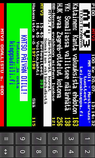 Teksti-TV screenshot 3
