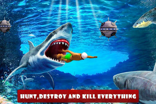 Shark Simulator Games: Sea & Beach Attack screenshot 8