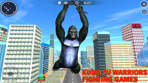 Gorilla City Simulator - Rope Hero Gorilla Game screenshot 4