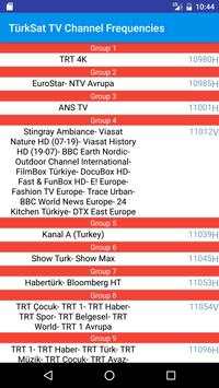 TürkSat TV Channel Frequencies screenshot 2