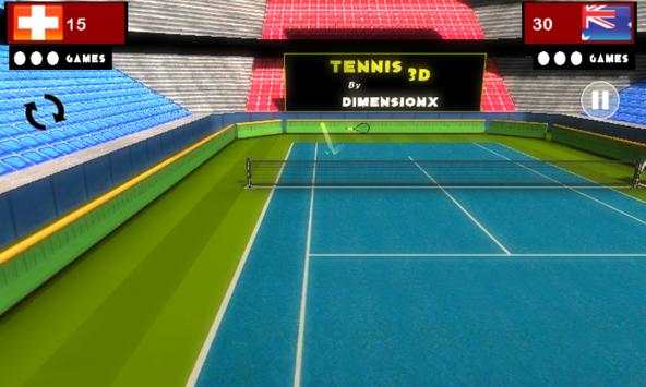 Play Real Tennis 3D Game 2015 screenshot 4