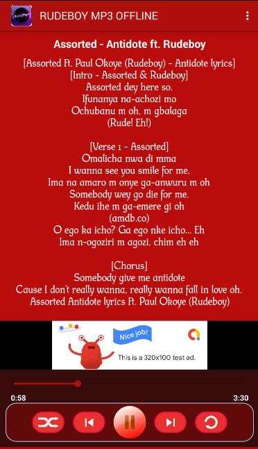 Rudeboy All Song - Mp3 Offline screenshot 3