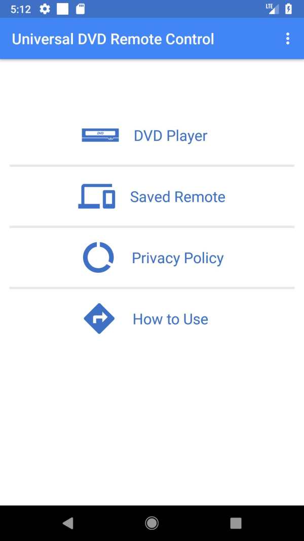 Universal DVD Remote Control screenshot 1