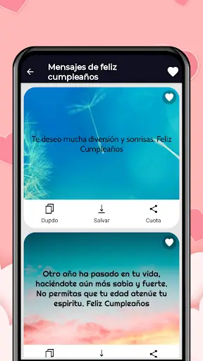 Deseos, mensajes y Imágene screenshot 3