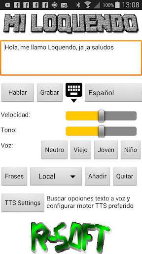 My Loquendo screenshot 1