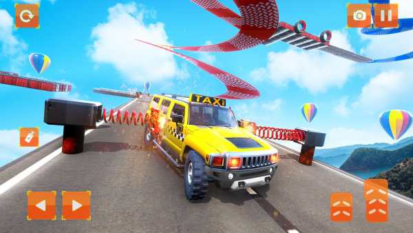 Taxi Car Stunts 2 Games 3D: Ramp Car Stunts screenshot 6
