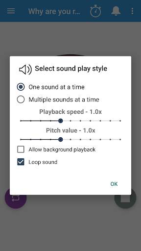 Why are you running? Button screenshot 3