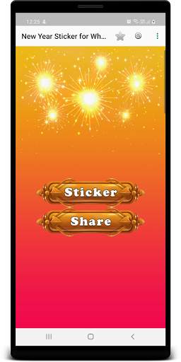 New Year Sticker for Whatsapp - WAStickerApps screenshot 1