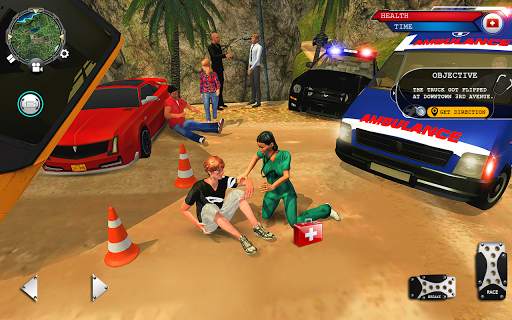 Ambulance Rescue Driver Simulator 2K18 🚑 screenshot 4