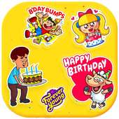 Birthday stickers for whatsapp logo