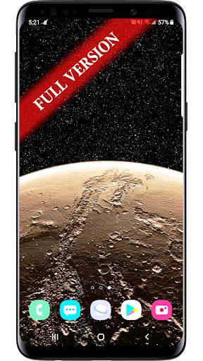 Planet Mars 3D Parallax Live Wallpaper screenshot 3