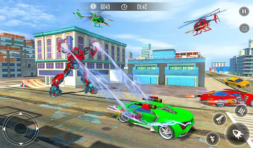Helicopter Robot Battle: Robot Transformation Game screenshot 6