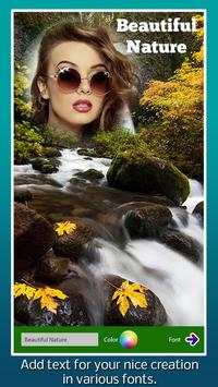Waterfall Photo Frames Camera screenshot 3